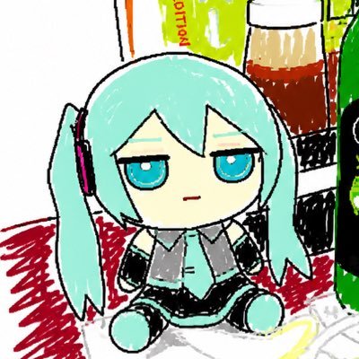 kari_mikumao's avatar: a hand-drawn chibi Hatsune Miku wearing headphones.